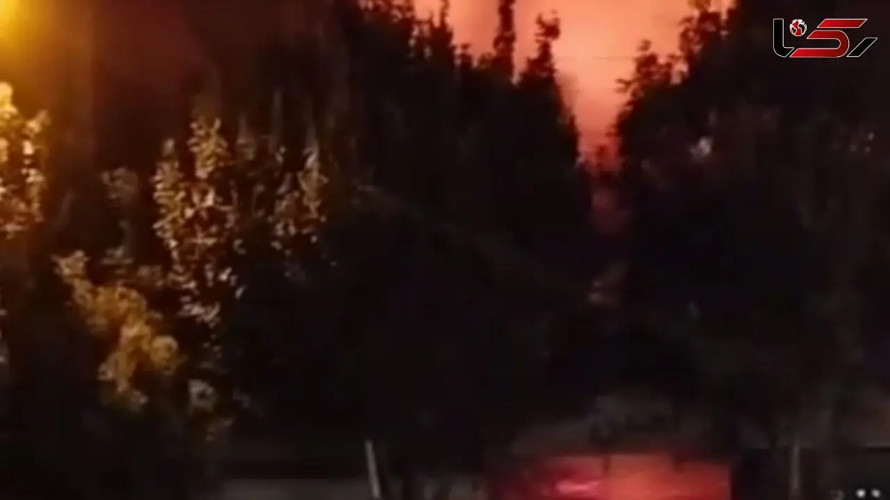 فیلم انفجار و آتش سوزی بزرگ در نقده ارومیه ! / آتش نشانان کمک خواستند 