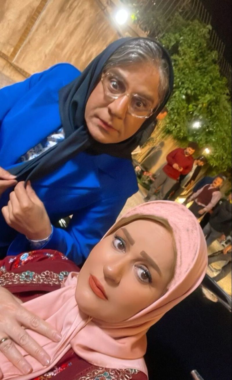 نعیمه نظام دوست و عمو پورنگ