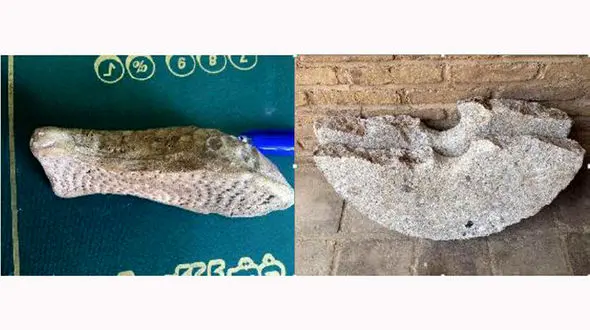 کشف 2 سنگ عتیقه مربوط به دوره سلجوقی