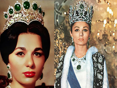 سفر به ایام قدیم /  دوچرخه سواری فرح پهلوی وقتی هنوز ملکه نبود در کوچه های قدیمی تهران  / چقدر قیافش فرق داشت !