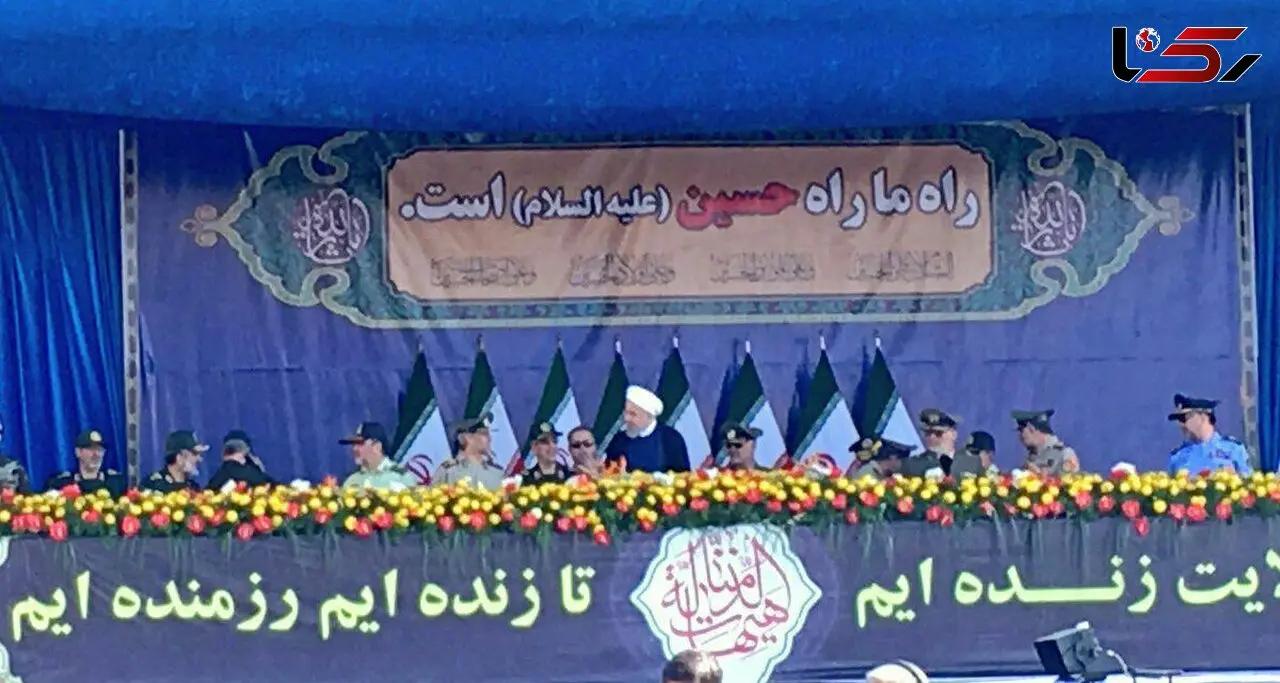 لحظه مطلع شدن رئیس جمهور از حمله تروریستی اهواز و ترک جایگاه + تصویر 