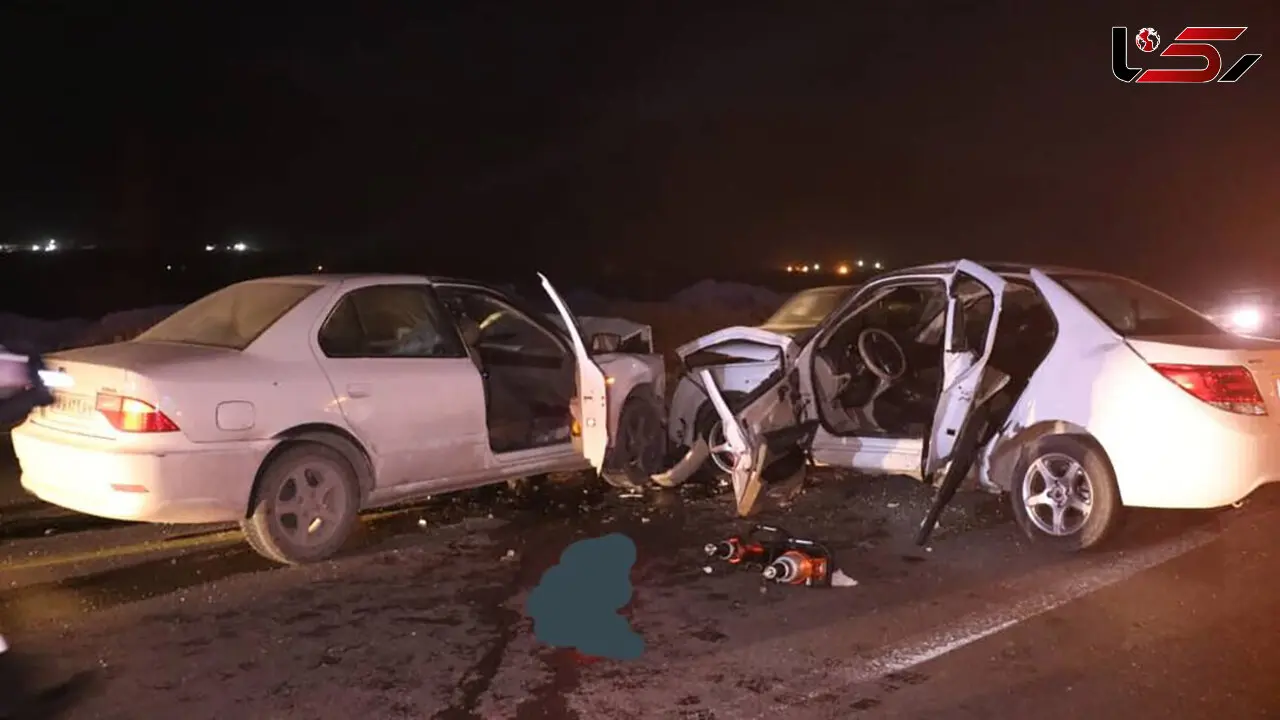 مرگ دلخراش راننده دنا در جاده شهر ابریشم + عکس 