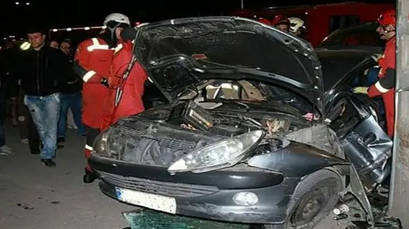مرگ راننده پژو 206 در محور چمن بید + عکس