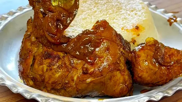 روش پخت های لذیذ عدس پلو درباری و مرغ سماقی