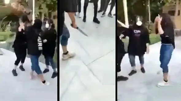 نمایش ترسناک خشونت در قمه کشی دختران نوجوان !