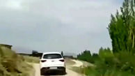مرد موتورسوار با 200 هزار تومان کرونا پخش می کند/ در جاده هراز رخ داد + فیلم 