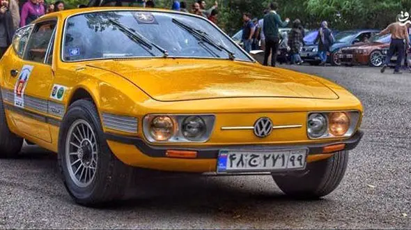 عکس یک عتیقه برزیلی در کف خیابان های تهران