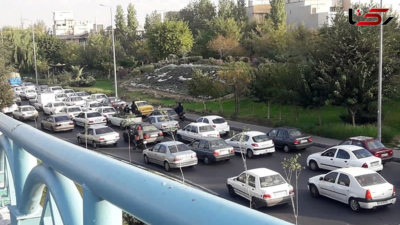 ترافیک شهر تهران  در هجدهم اردیبهشت ماه   