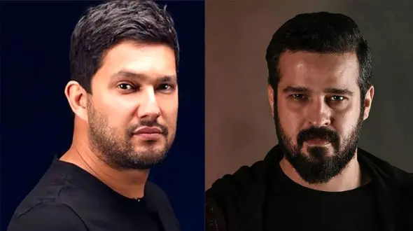 عکس/ ژست جالب حامد بهداد و بازگیر مشهور با سیگار کنار ساحل