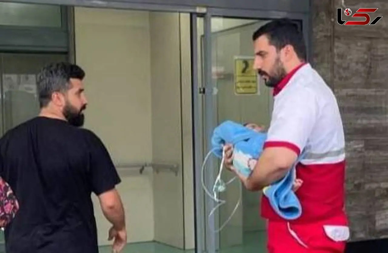 نجات نوزاد ۶ ماهه از خفگی در پایگاه امداد قائم‌شهر