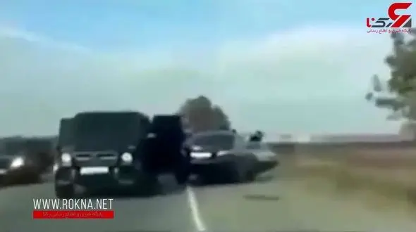 عاقبت شوم سبقت گرفتن از ماشین های اسکورت + فیلم