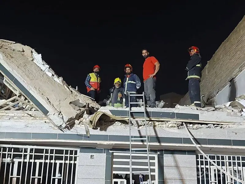 انفجار گاز در باهنر اهواز