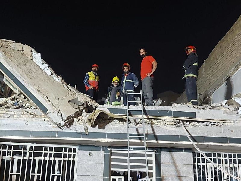 انفجار گاز در باهنر اهواز