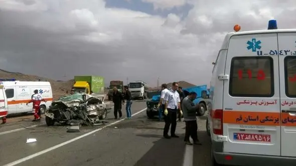 حادثه مرگبار در کهک قم / یک کشته و3 زخمی