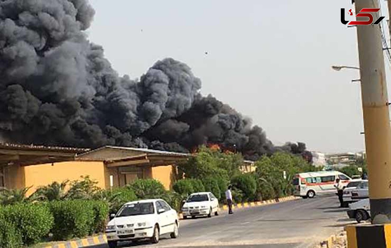 آتش سوزی در مجتمع پتروشیمی کیمیا در ماهشهر بلافاصله خاموش شد