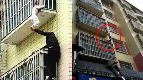 فیلم 90 ثانیه ای از شجاعت یک مرد برای نجات کودک