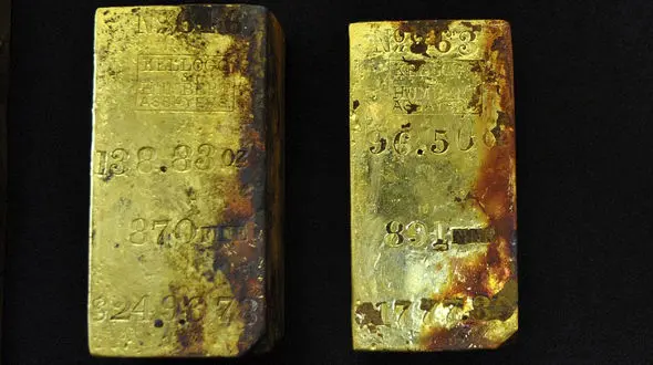 کشف طلا 157 ساله در اعماق اقیانوس