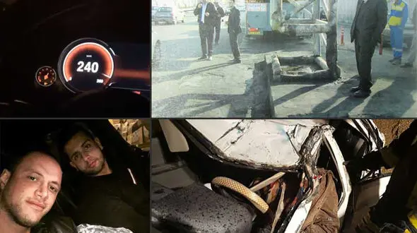وقتی BMW با سرعت 240 کیلومتر منفجر شد / 3 جوان قربانی رکورد گیری سرعت