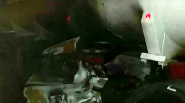 تصادف مرگبار پژو با کامیون در جاده کمربندی مهران