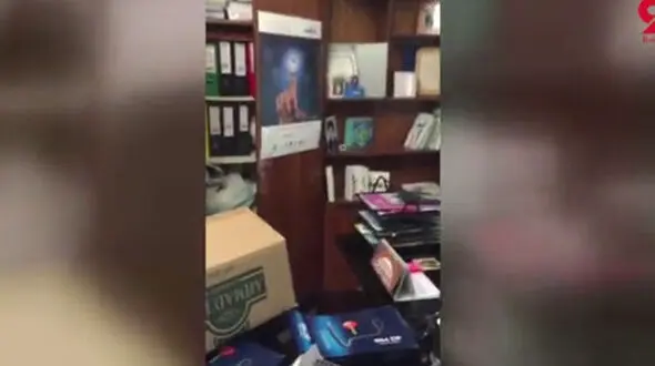 حمله شبانه دزدان بی رحم  به انجمن دیابت گابریک + فیلم و عکس