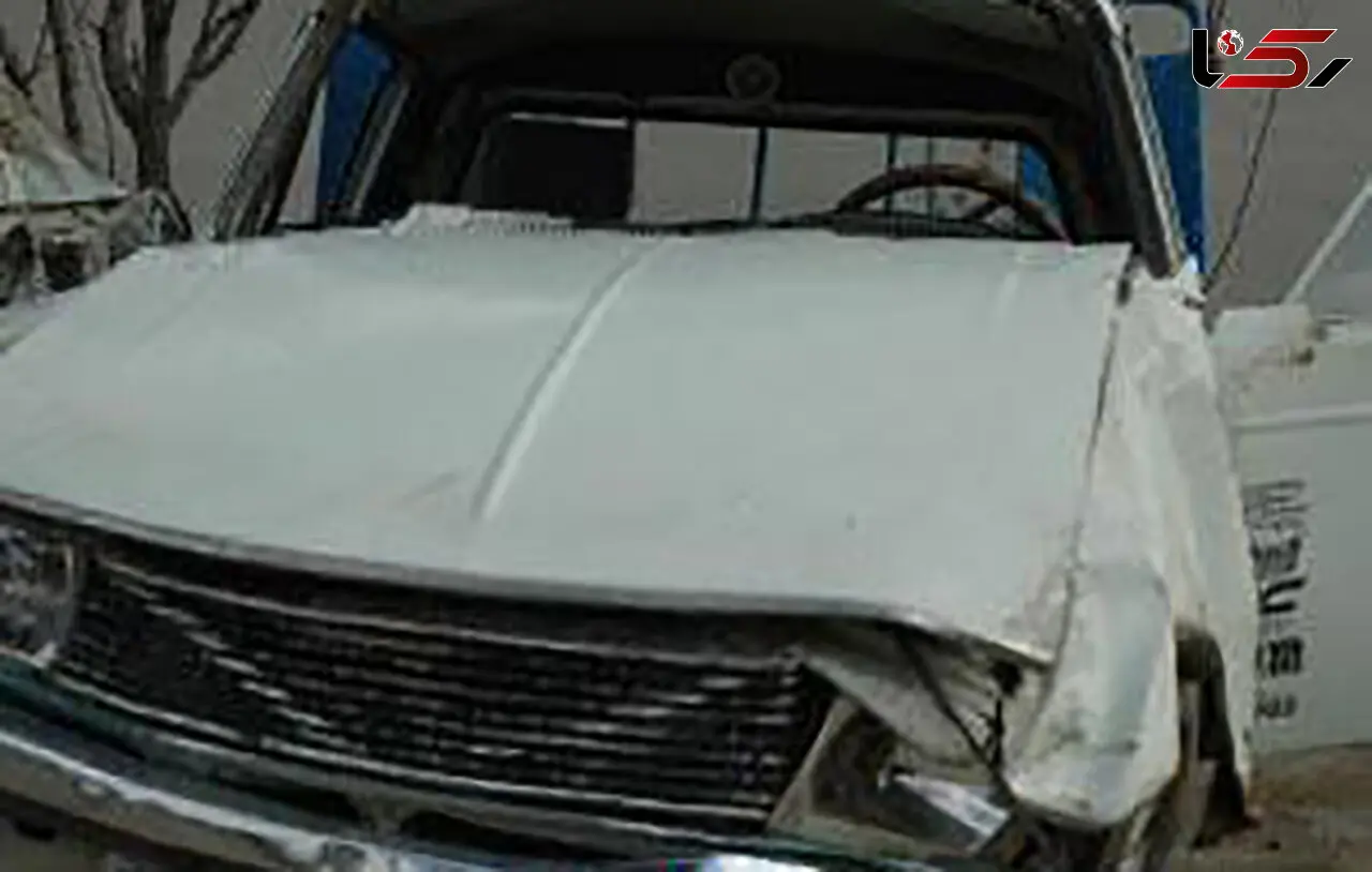واژگونی وحشتناک پیکان وانت در مشهد