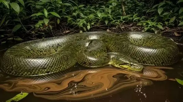 مار 500 کیلویی وحشت به دل مردم انداخت + عکس