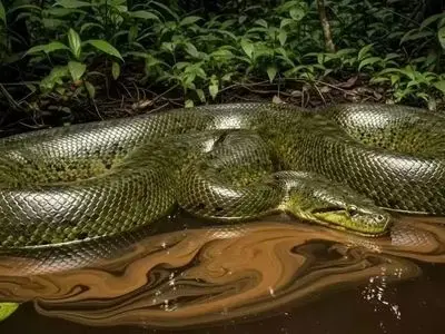 مار 500 کیلویی وحشت به دل مردم انداخت + عکس