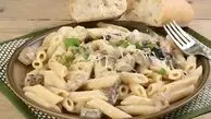 طرز تهیه خوراک ماکارونی با مرغ و قارچ به 2 روش خوشمزه