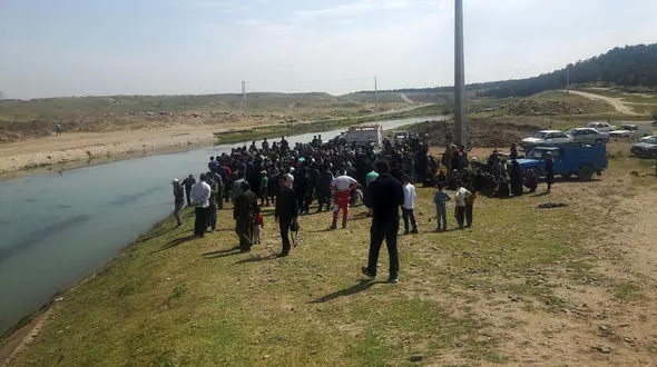 کشف جسد یک جوان در کانال آب در پارس آباد + عکس 