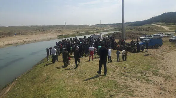 کشف جسد یک جوان در کانال آب در پارس آباد + عکس 