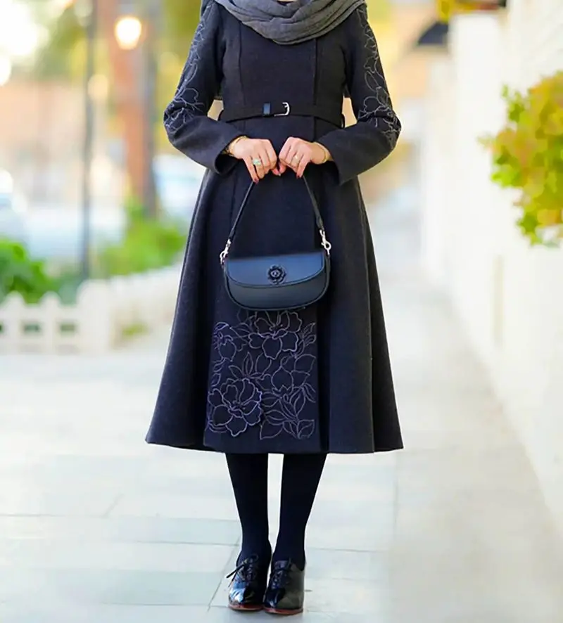 مانتو باحجاب امروزی و ترند