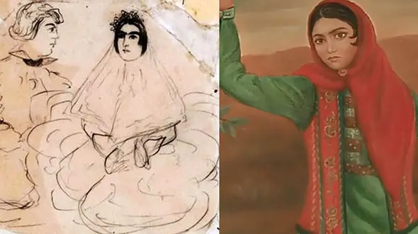 عکس / نقاشی اصلی ناصرالدین شاه / راز این نقاشی چه بود؟