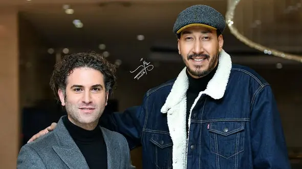 در آوردن ادای بهرام افشاری توسط هوتن شکیبا / چقدر جالب اداشو در میاره شهاب حسینی ترکید از خنده!+فیلم