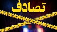 تصادف زنجیره ای خودروها در تهران پارس 