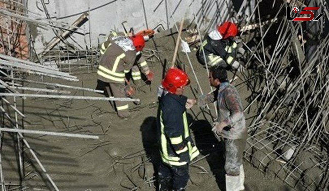 دفن شدن مرد تهرانی زیر آوار ساختمان خیابان بهشتی 