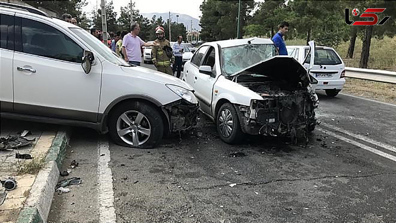 تصادف عجیب 2 خودروی سواری در ایلام / بیشترین تلفات