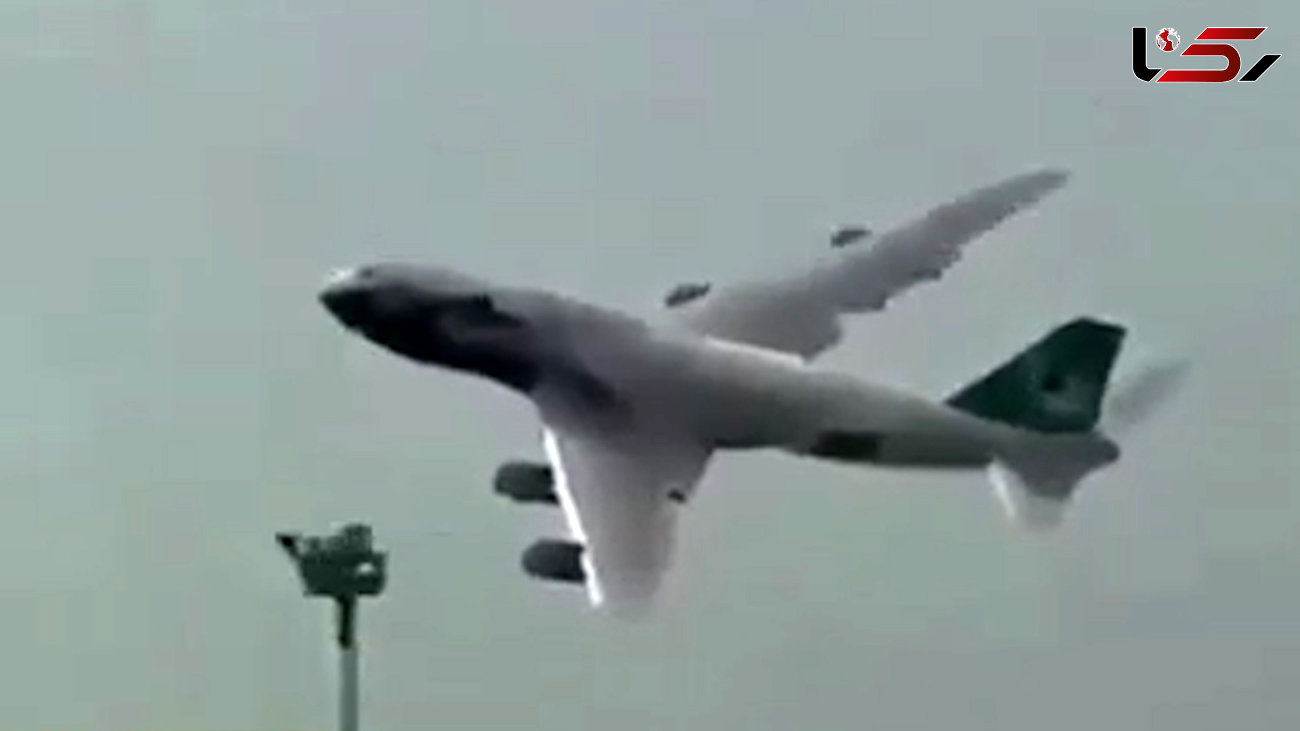 مهارت خلبان در پرواز ارتفاع کم با بوئینگ 747 + فیلم