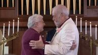 ازدواج زوج عاشق پیشه پس از 60 سال+عکس