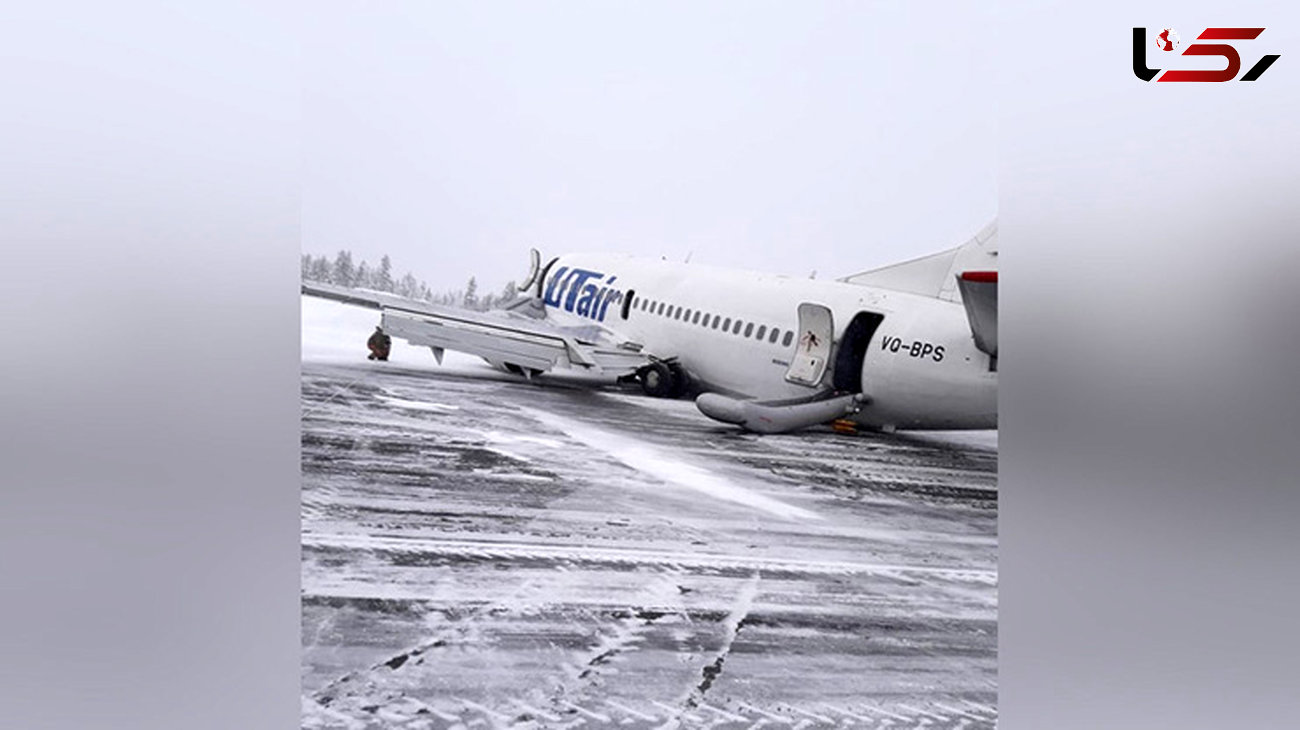 حادثه برای بوئینگ ۷۳۷ در فرودگاه روسیه+ تصاویر
