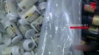 کشف انبار داروهای تاریخ گذشته در ویلای یک کارخانه دار دماوند+فیلم