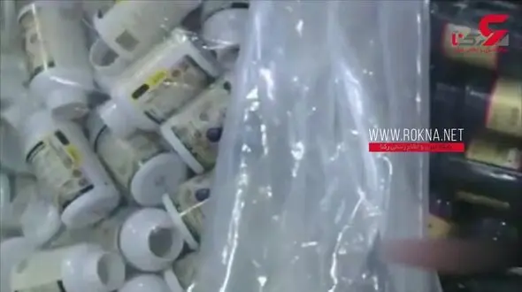 کشف انبار داروهای تاریخ گذشته در ویلای یک کارخانه دار دماوند+فیلم