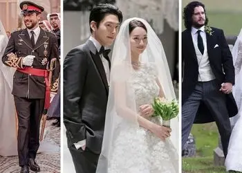 از شین مین‌آ تا ملکه آینده اردن، زنانی که لباس‌های «الی صعب» را در روز عروسی پوشیدند / کدام زیباتر شدند؟