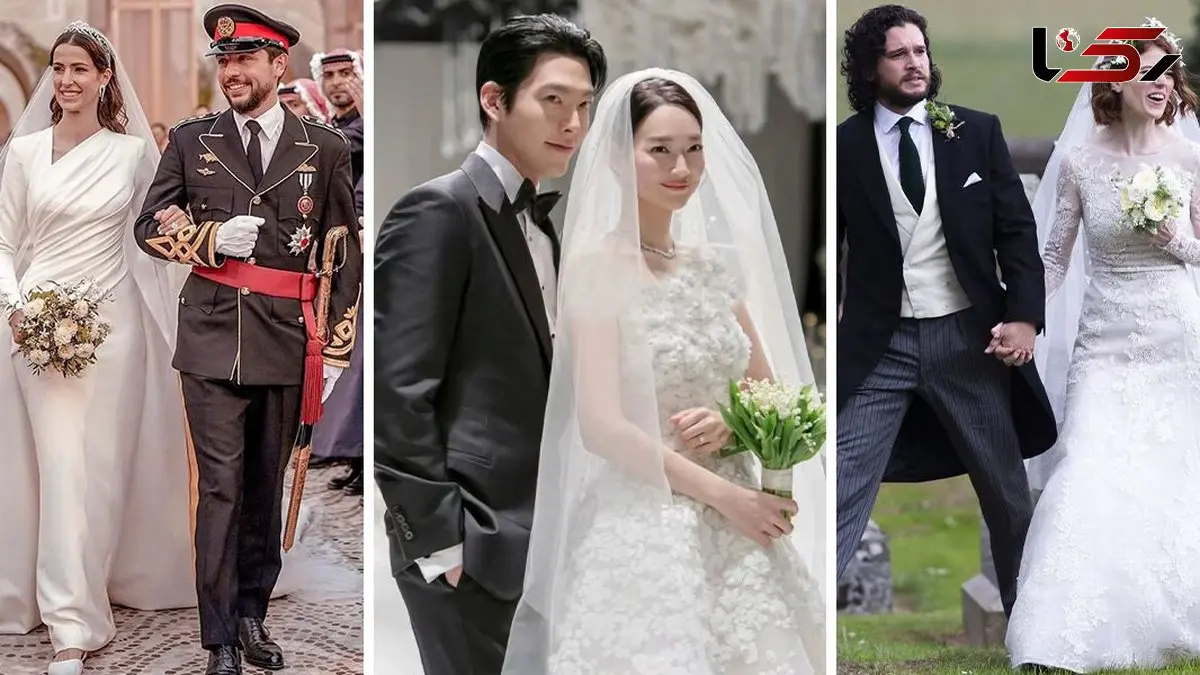 از شین مین‌آ تا ملکه آینده اردن، زنانی که لباس‌های «الی صعب» را در روز عروسی پوشیدند / کدام زیباتر شدند؟