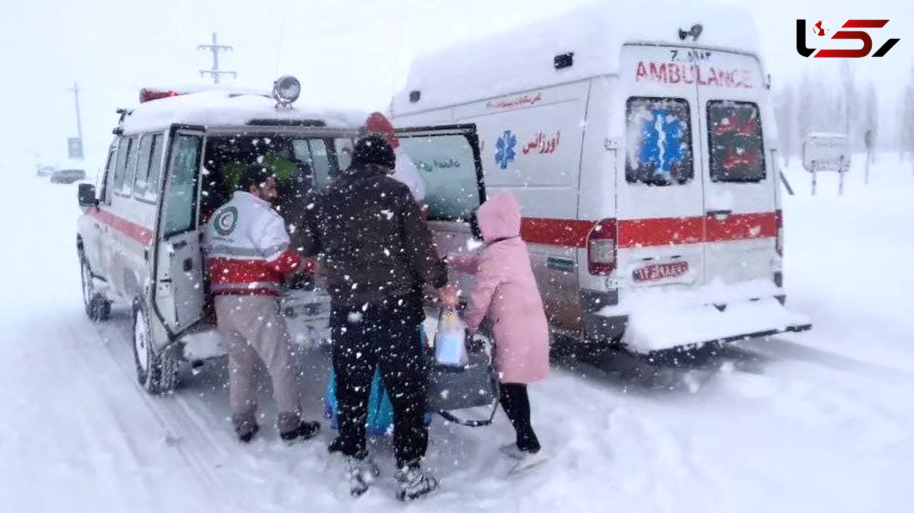 امدادرسانی به ۴۶۲ نفر گرفتار شده در برف و کولاک اردبیل