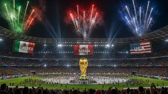 اولین فیلم از کاپ جام جهانی 2026 / در مراسم افتتاحیه رونمایی شد