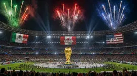 فیلم / حاشیه‌های داغ جام جهانی 2026 آمریکا / از جشن خیابانی هواداران تا سوغات و تراکتور سواری تیم فوتبال فرانسه