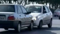 فیلم /  زورآزمایی دو ماشین وسط اتوبان | راننده خلافکار کوتاه نیامد !