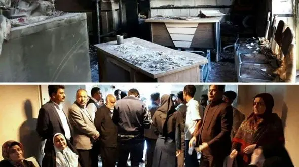 سومین کودک مصدوم آتش سوزی دبستان در زاهدان درگذشت !