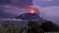 هشدار تخلیه در پی فوران آتشفشان در اندونزی