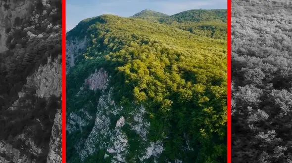 فیلم چشم انداز زیبای طبیعت ژیوار